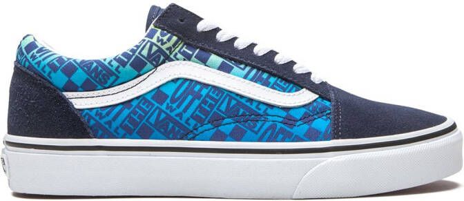 Vans Old Skool "Off The Wall Logos Blue" sneakers
