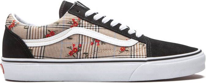 Vans Old Skool "Glen Plaid Floral" sneakers Black