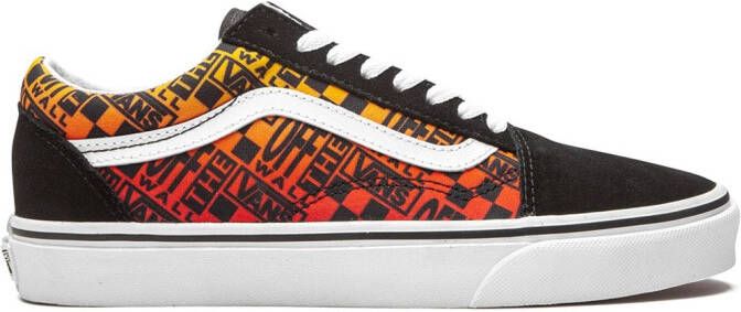 Vans Old Skool "Off The Wall Logos Orange" sneakers Black