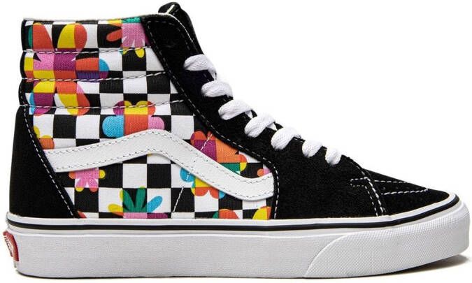 Vans Sk8-Hi "Floral Checkerboard" sneakers Black
