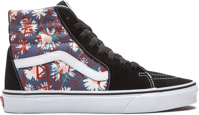 Vans Sk8 Hi "Floral" sneakers Black