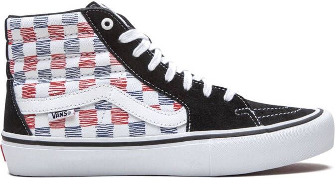 Vans Sk8-Hi "Sketched Checkerboard" sneakers Black