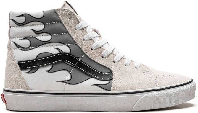 Vans Sk8 Hi "Reflective Flame" sneakers White