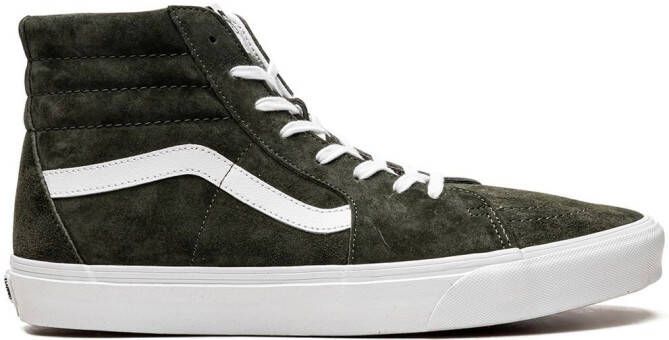 Vans Sk8 Hi Zamszowe Pig Suede sneakers Green