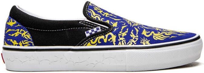 Vans Skate Slip-On "Dragon Flame" sneakers Blue