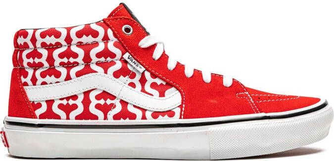 Vans x Supreme Skate Grosso Mid "Monogram S Red" sneakers