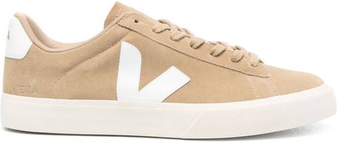 VEJA Campo low-top suede sneakers Neutrals