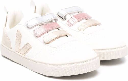 VEJA Kids touch-strap fastening sneakers White