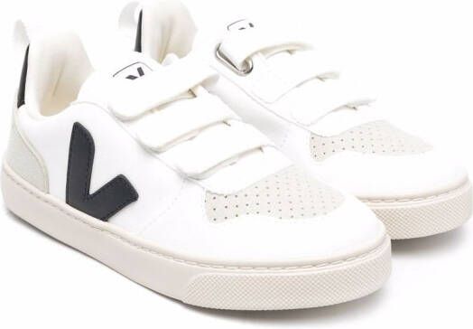 VEJA Kids touch-strap low-top trainers White