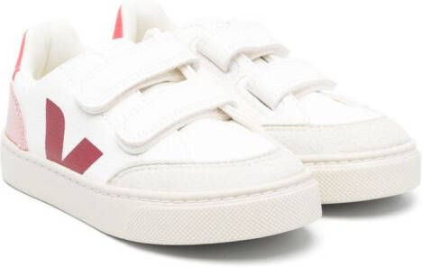 VEJA Kids V-12 ChromeFree leather sneakers White