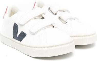 VEJA Kids V-12 touch-strap sneakers White