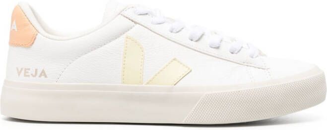 VEJA low-top leather sneakers White