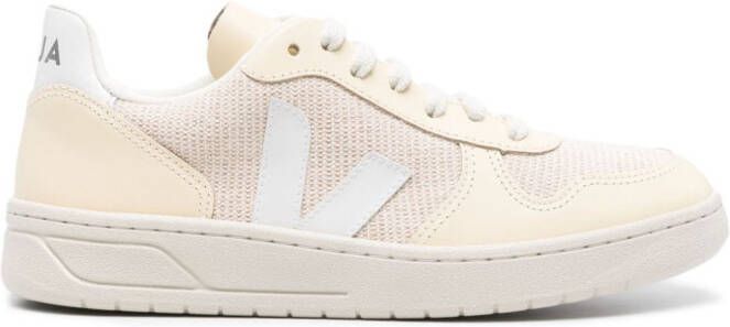 VEJA V-10 mesh sneakers Neutrals