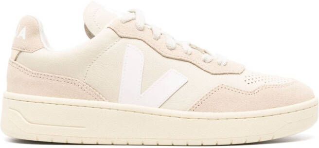 VEJA V-90 leather sneakers Neutrals