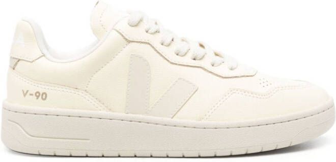 VEJA V-90 leather sneakers Yellow