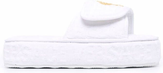Versace Allover slippers White