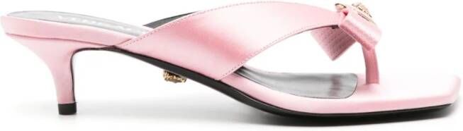 Versace Gianni Ribbon 45mm sandals Pink