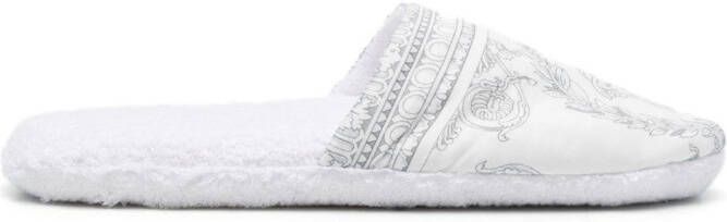 Versace I Love Baroque slippers White