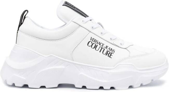 Versace Jeans Couture chunky leather sneakers White