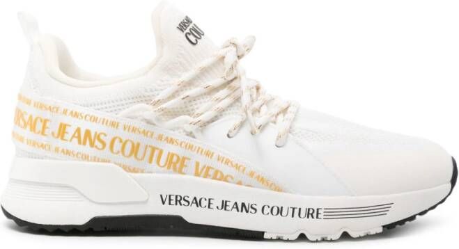 Versace Jeans Couture Dynamic logo-strap sneakers White