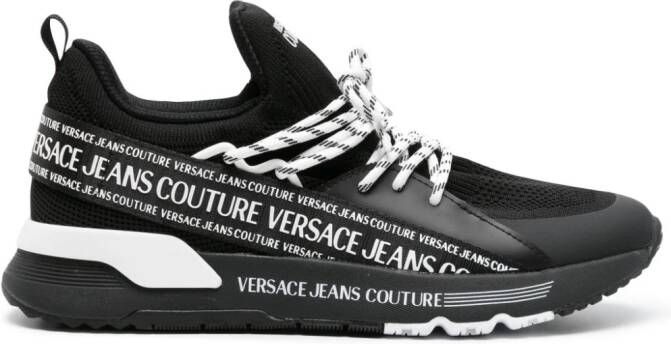 Versace Jeans Couture Dynamic panelled sneakers Black