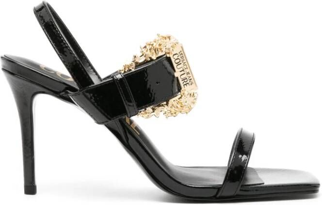 Versace Jeans Couture Emily 95mm slingback sandals Black