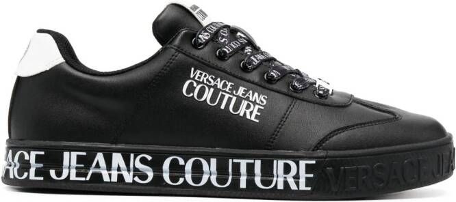 Versace Jeans Couture logo-print low-top sneakers Black