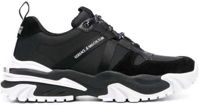 Versace Jeans Couture logo-print low-top sneakers Black