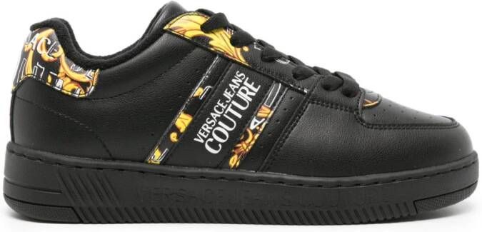 Versace Jeans Couture Meyssa leather sneakers Black