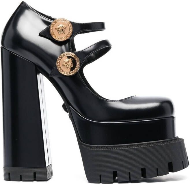 Versace Medusa 170mm platform pumps Black