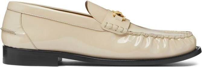 Versace Medusa '95 leather loafers Neutrals