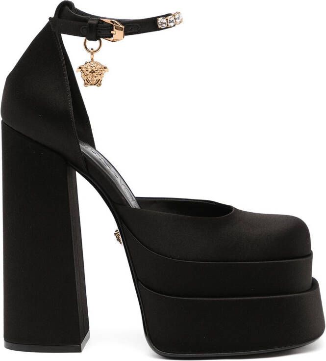 Versace Medusa Aevitas platform pumps Black