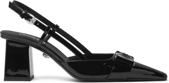 Versace Medusa Head leather pumps Black