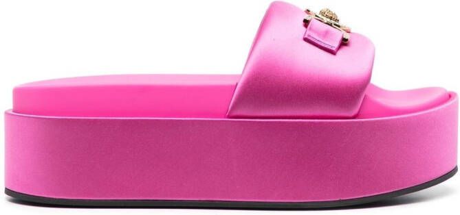 Versace Medusa '95 platform sandals Pink