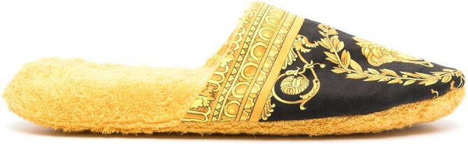 Versace I Love Baroque slippers Black