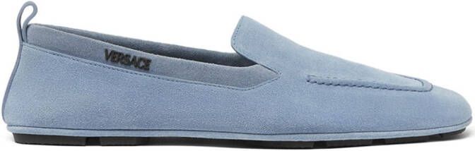 Versace Villa suede loafers Blue