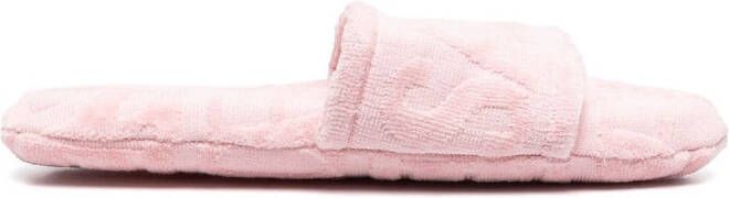 Versace Allover slippers Pink