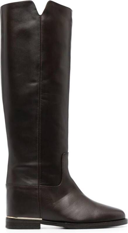 Via Roma 15 Stivale knee-length boots Brown