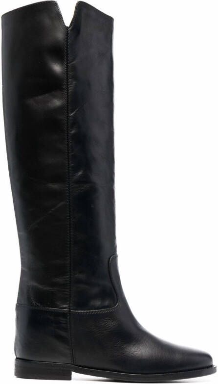 Via Roma 15 slip-on boots Black