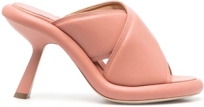 Vic Matie 105mm crossover-strap sandals Pink