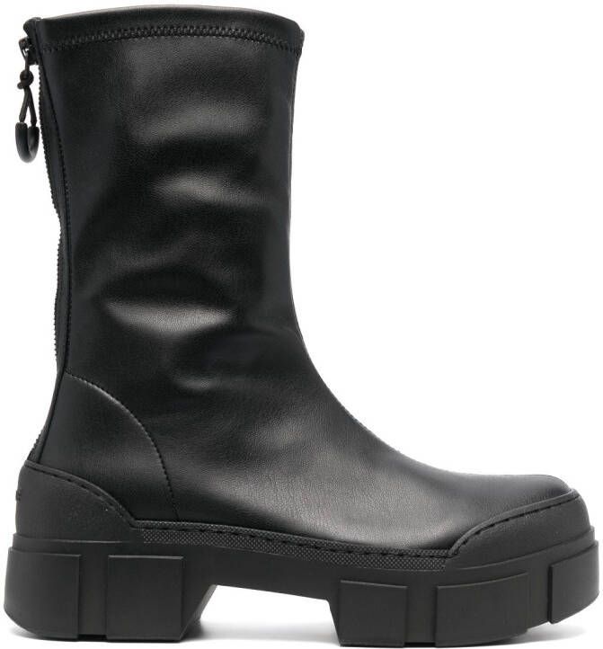 Vic Matie 50mm leather ankle boots Black