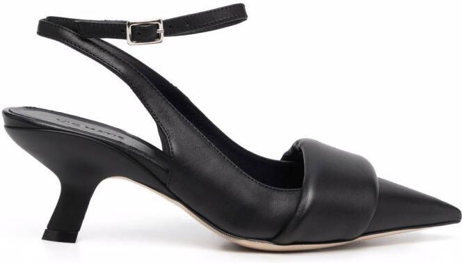 Vic Matie 75mm pointed pumps Black