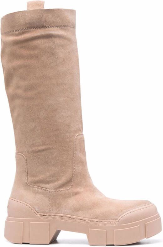 Vic Matie suede slip-on boots Neutrals