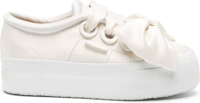 Viktor & Rolf x Superga bow-detail sneakers Neutrals