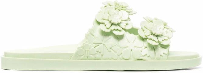 Viktor & Rolf x Melissa Blossom Wide slip-on sandals Green