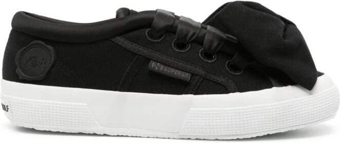 Viktor & Rolf x Superga bow-detail sneakers Black