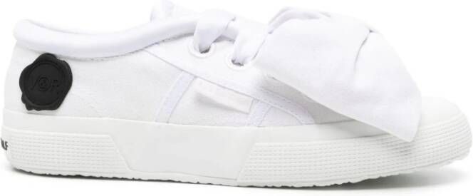 Viktor & Rolf x Superga bow-detail sneakers White