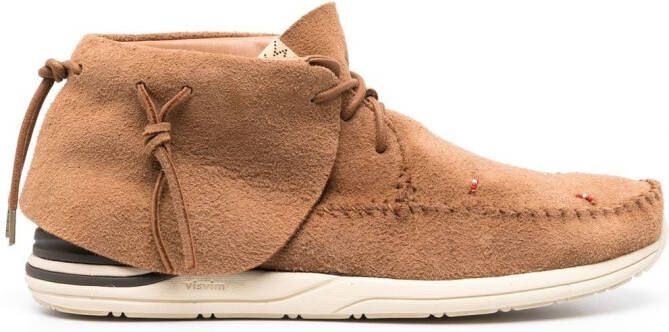 Visvim Lhamo Folk suede sneakers Brown