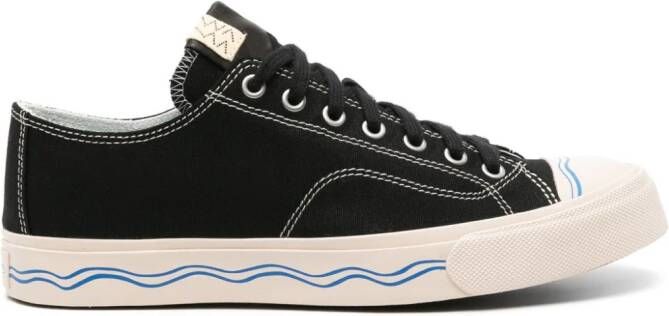 Visvim Skagway Lo canvas sneakers Black