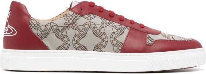 Vivienne Westwood logo-print low-top sneakers Red